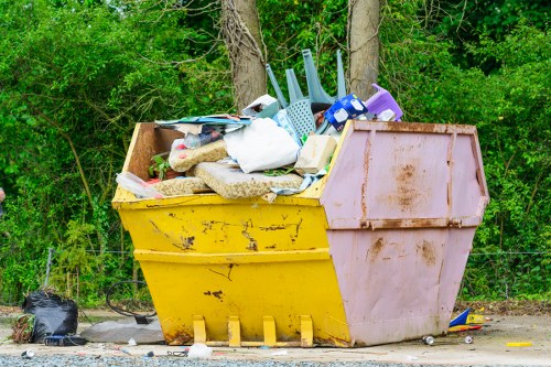 Secure junk removals services payment area with protected checkout