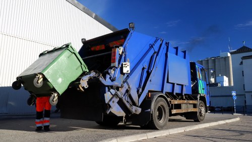 Illustration of accessible junk removals services information on a website