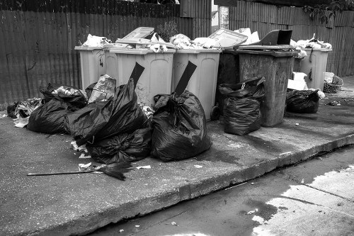 Customer complaint review process for junk removal service