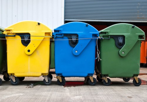 Local team handling a commercial clearance in a London office building