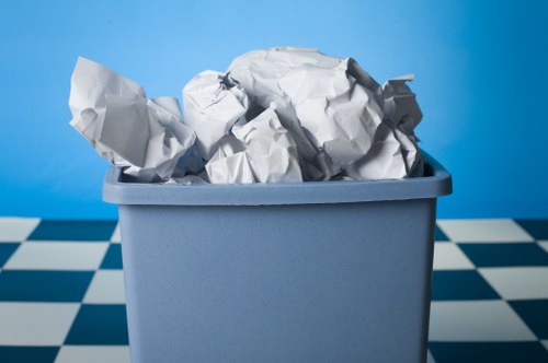 User adjusting cookie preferences on a junk removal website