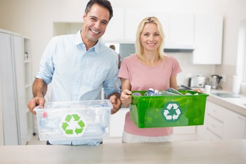 Household bulky waste collection in a London residential property