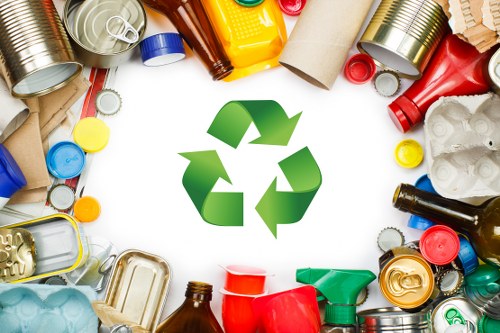 Commercial trash collection for offices and shops in London